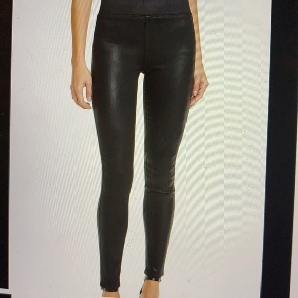 L’agence Rochelle High Rise Coated Pull On Jean L - Picture 1 of 9